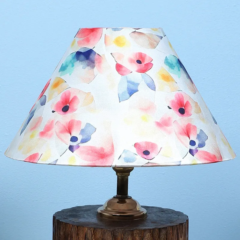 Luna Borealis Trunk Printed Mango Wood Table Lamp - Multicolor media 4