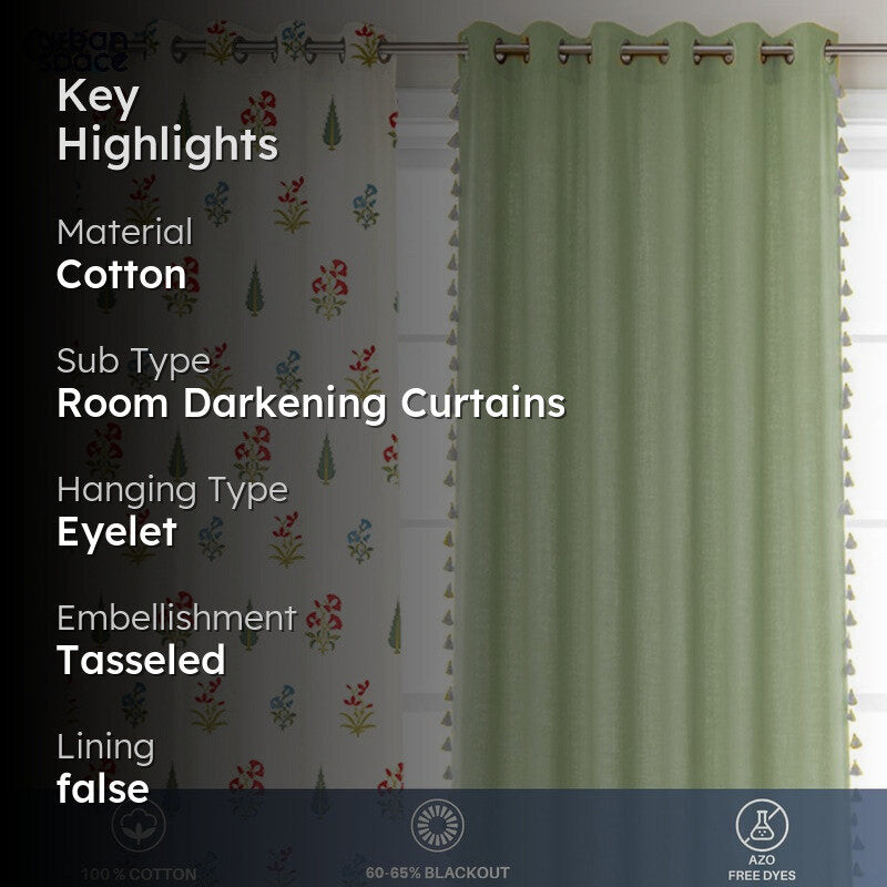 Urban Space High Garden Curtains - Set Of Four media 2