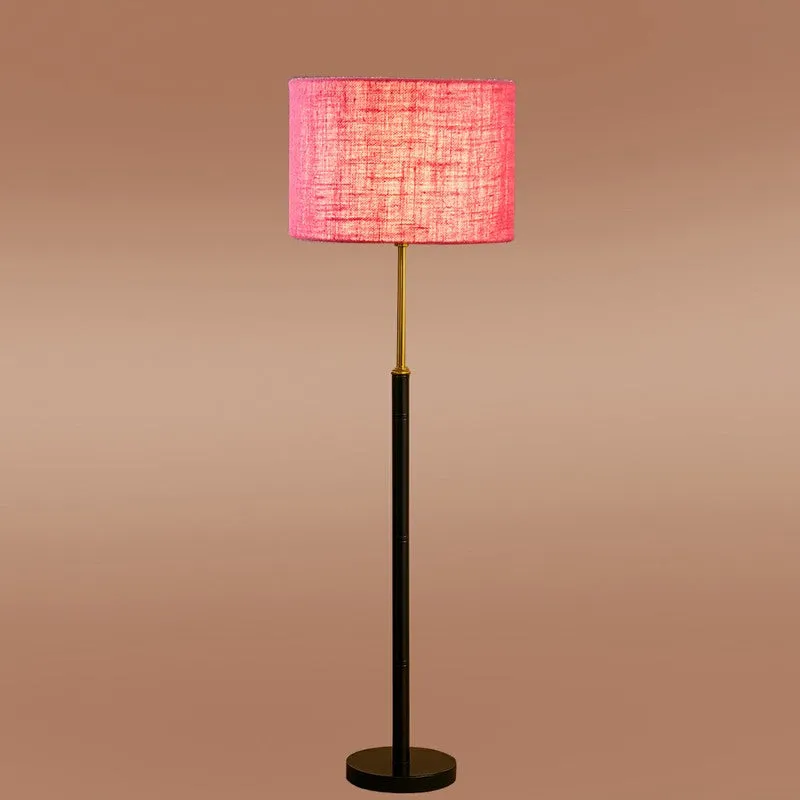 Horizon Curve Wooden Floor Lamp - Pink media 6