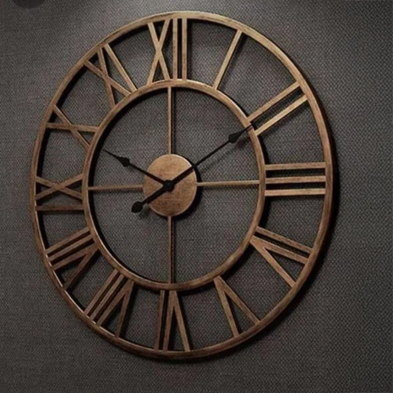 Timey Silent Wall Clock - Bronze media 3