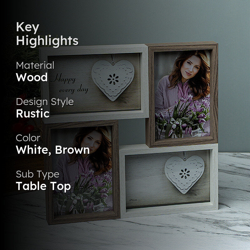Snap & Pose Photo Frame - White media 2