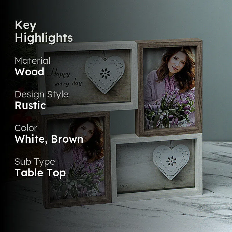 Snap & Pose Photo Frame - White media 2