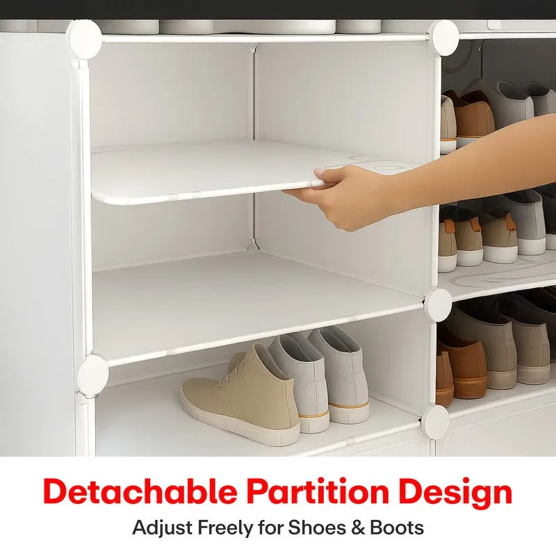 Rioware Modular Home Shoe Racks - White media 5