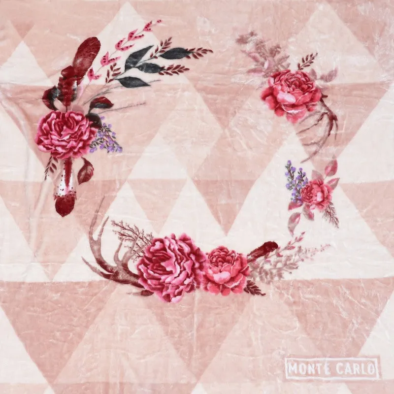 Monte Carlo Blush Blossom Blanket - 1000 GSM media 6