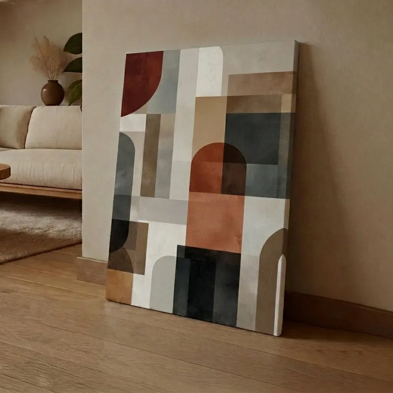 Grid Fusion Canvas Wall Art media 1
