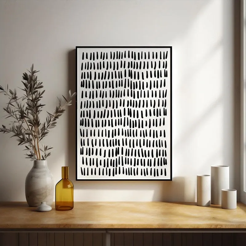 Ink & Doodle Framed Canvas Wall Painting media 5