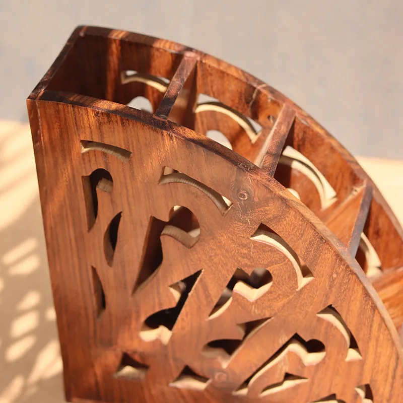 Eden Carve Wood Cutlery Stand media 5