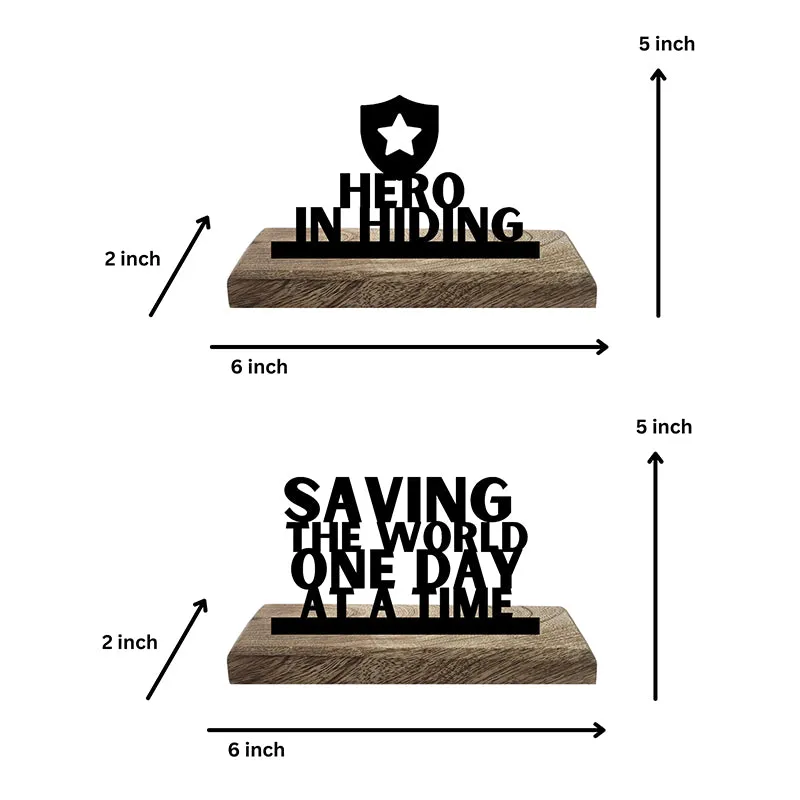 Hero Vibes Showpiece - Set Of Two media 5