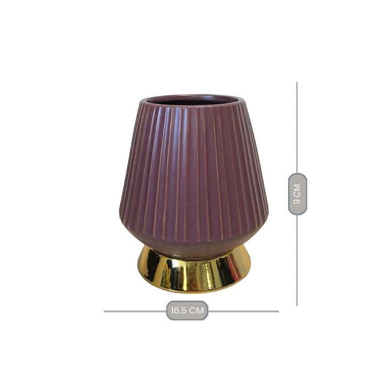 Funky Frill Vase - Brown media 5