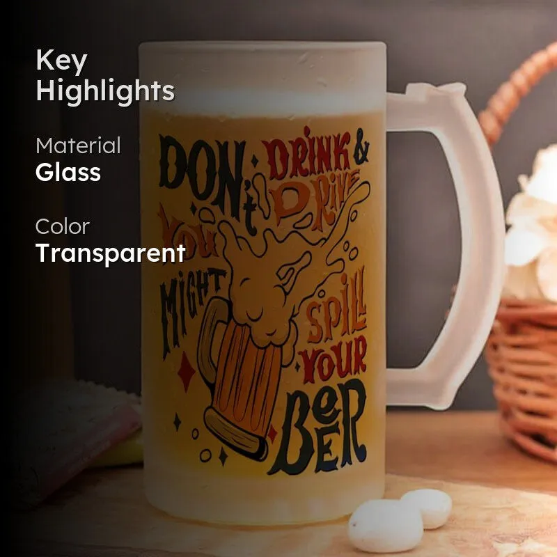 Tipsy Toe Beer Mug  - 350 ML media 2