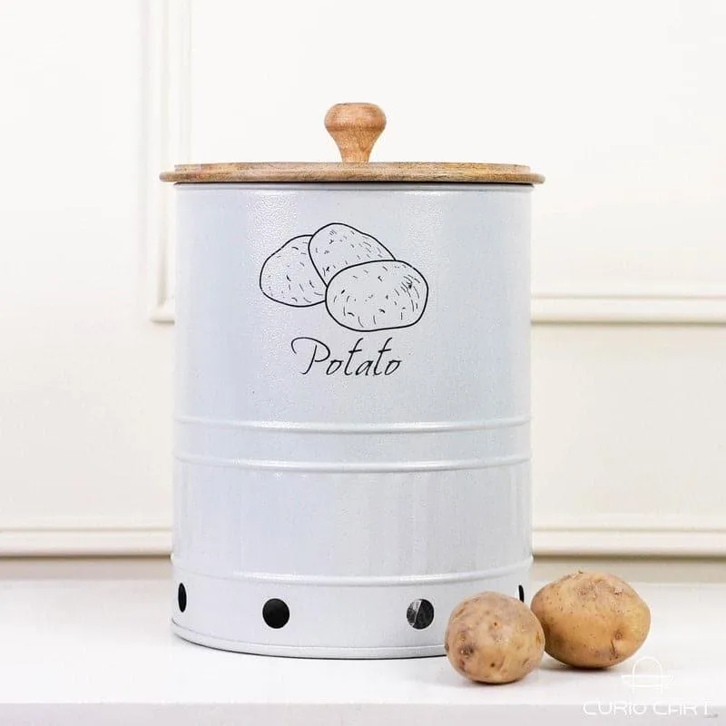 Chipo Potato Storage Container (Green & Brown) - 14 L media 4