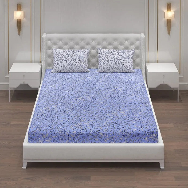 Monte Carlo Floria Luxe Cotton Bedheet (Lavendor) - 104 TC media 4