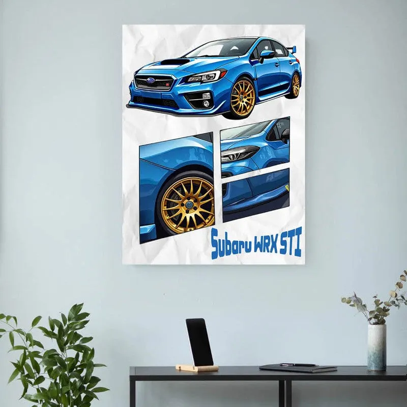 Aqua Racer Wall Poster media 3