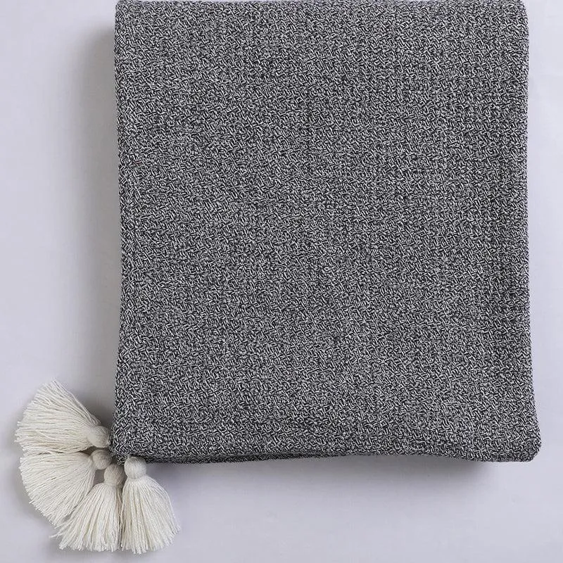 Weave Whisper Knitted Cotton Throw media 3