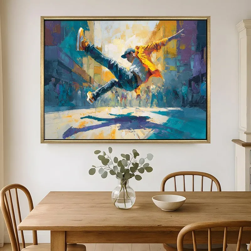 Static Friction Canvas Wall Painting With Frame media 1