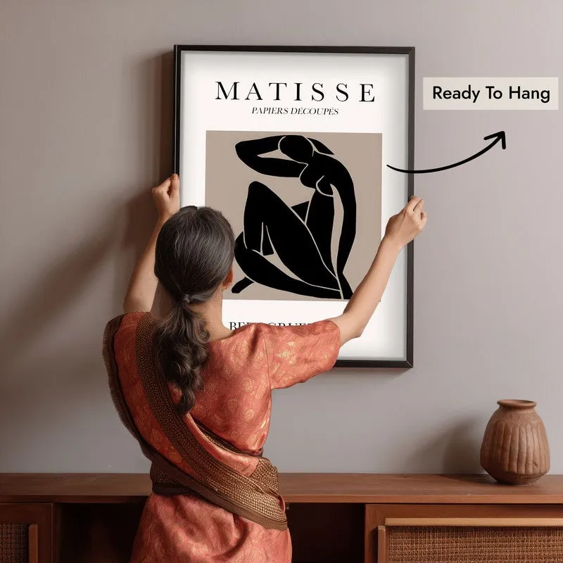 Bold Grace Canvas Wall Painting With Black Frame media 6