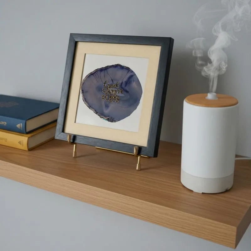 Good Vibes Only Agate Showpiece - Blue media 4