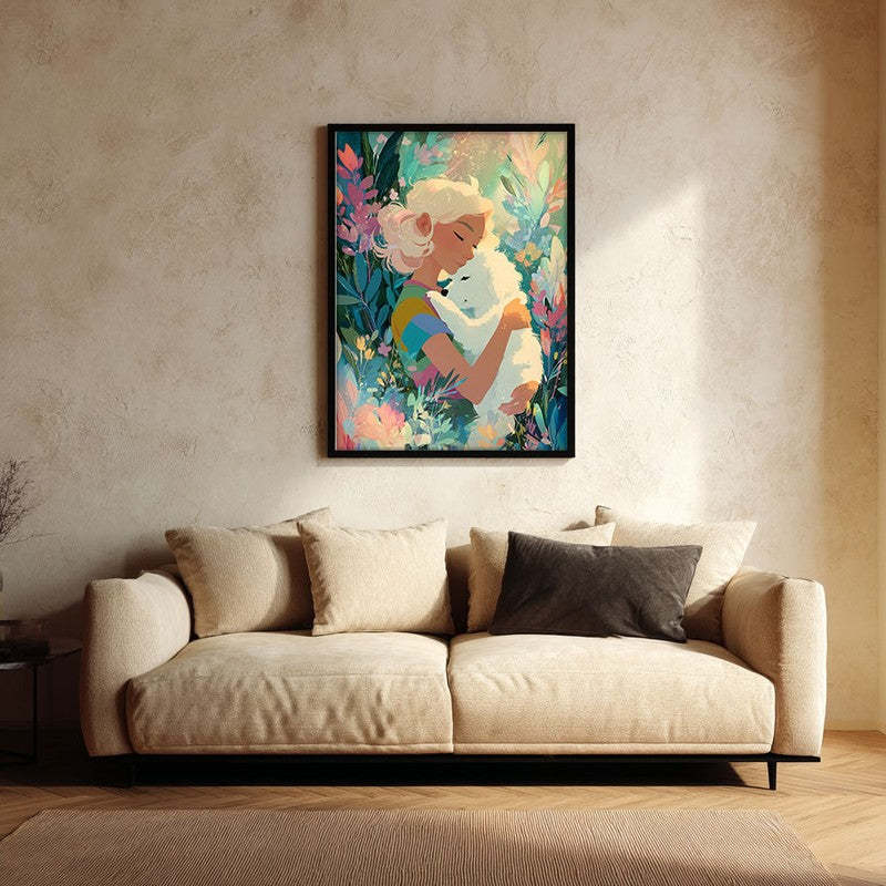 Tendera Canvas Wall Painting With Black Frame