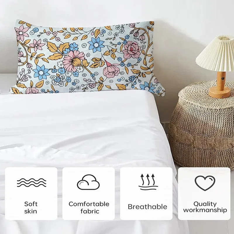 Lily Charm Cotton Pillow Cover - Set Of Two media 3
