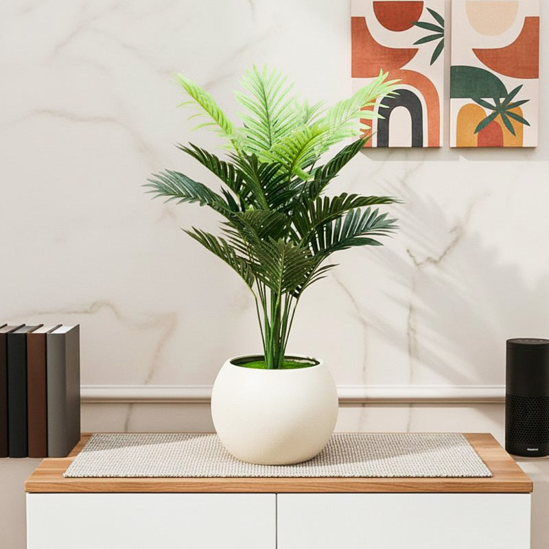 LuxeLeaf Faux Areca Plant - 2.5 Feet