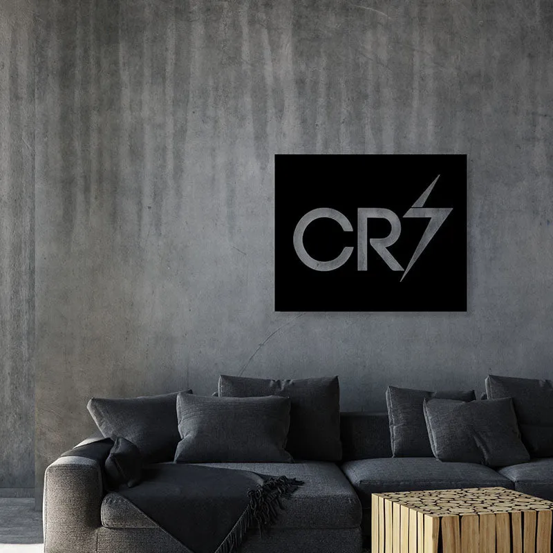Cristiano Ronaldo Black Iron Wall Accent media 1