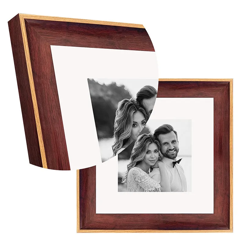 Time & Timber Photo Frame (Brown) - Set Of Four media 4