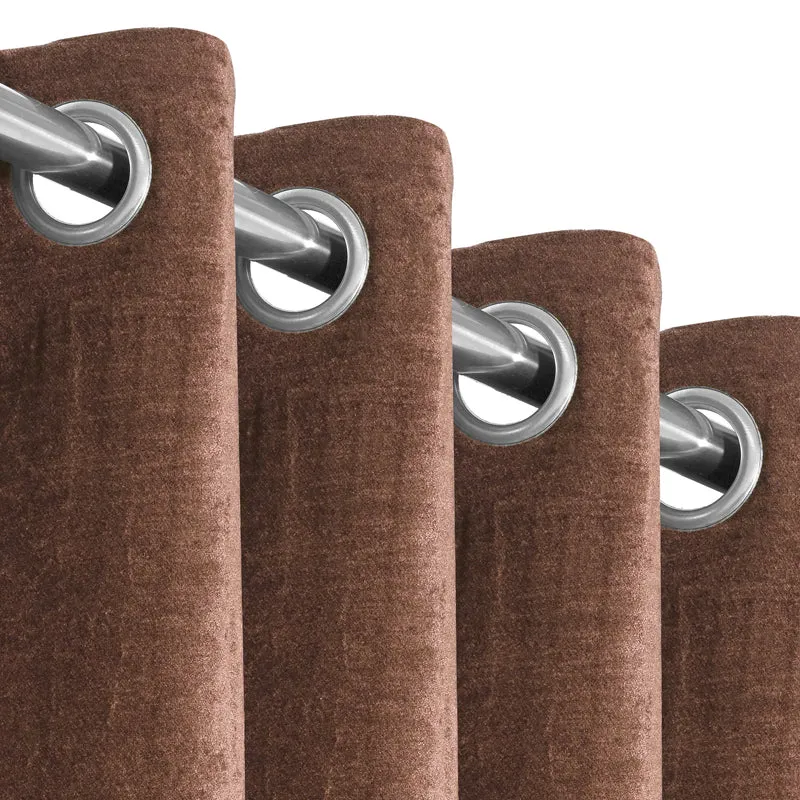Saral Home Auriels Blackout Curtain - Brown media 4