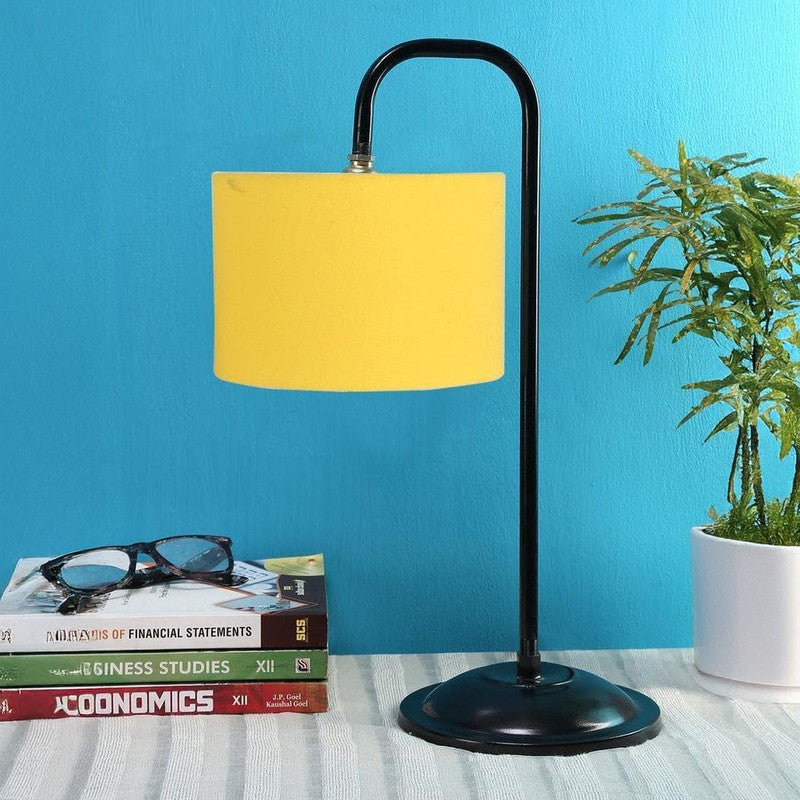 Flynn Arch Fabric Table Lamp - Yellow media 3