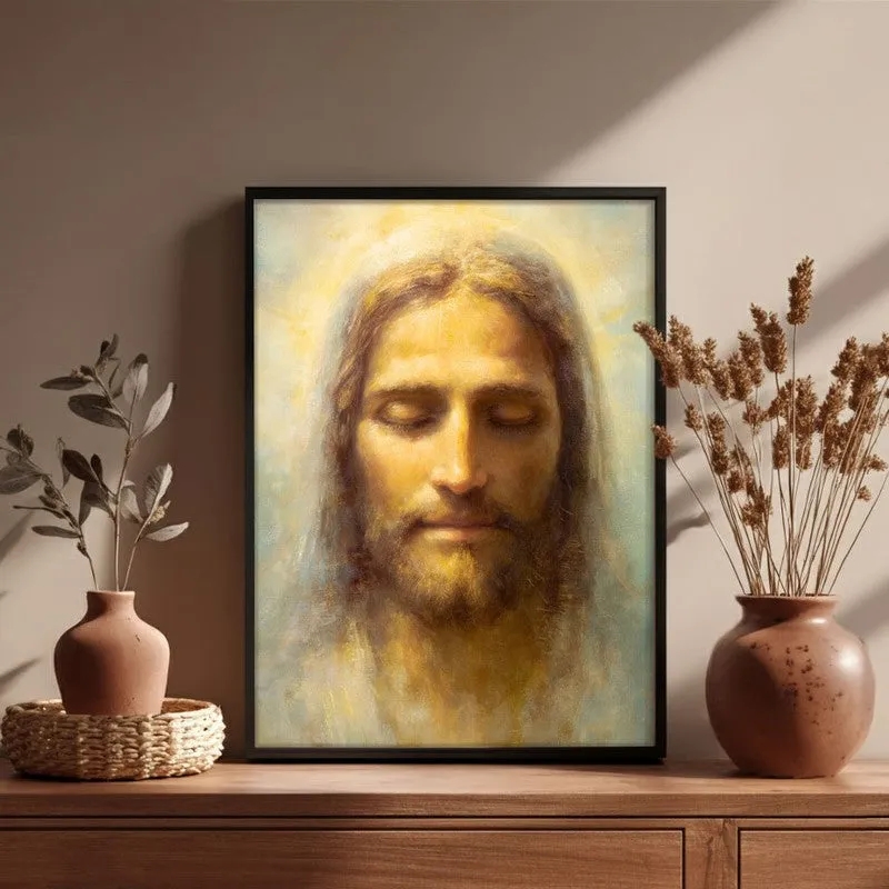 Anointed Beauty Archival Paper Wall Painting With Black Frame media 4