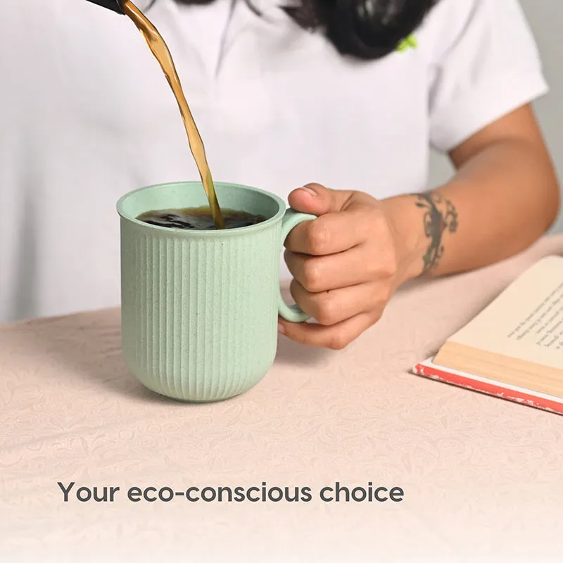 Eco Rice Husk Coffee Mug (350 mL Each) - Set of Four media 7