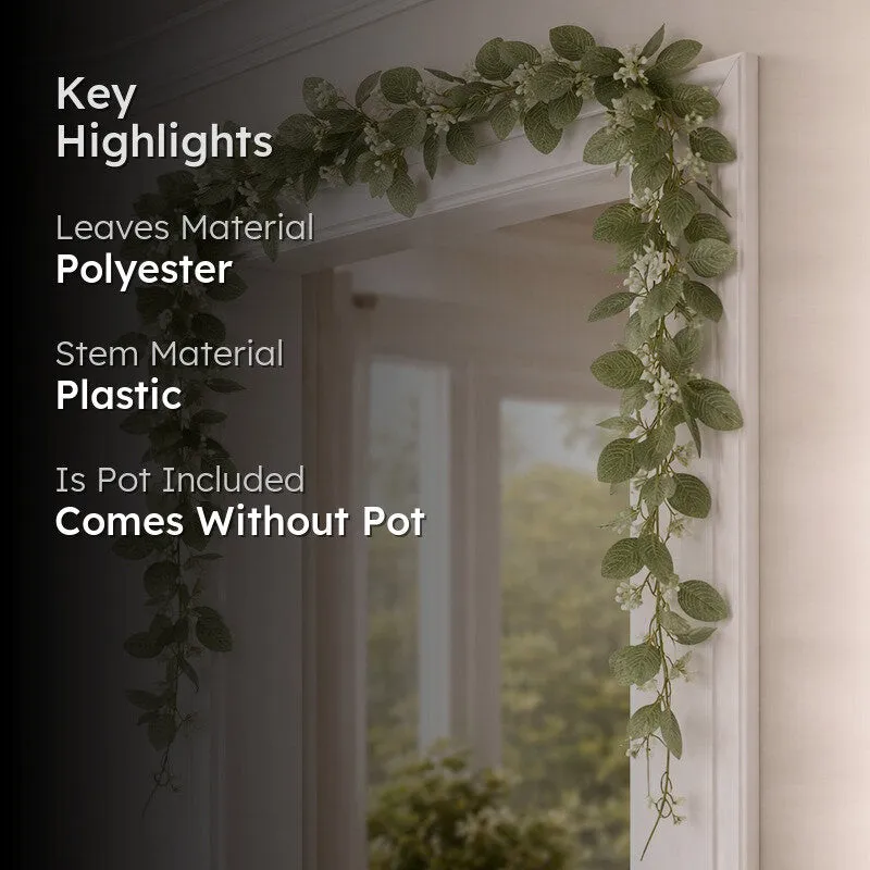 Uxora Artificial Plant With Metal Wall Stand - 6.1 Feet media 2