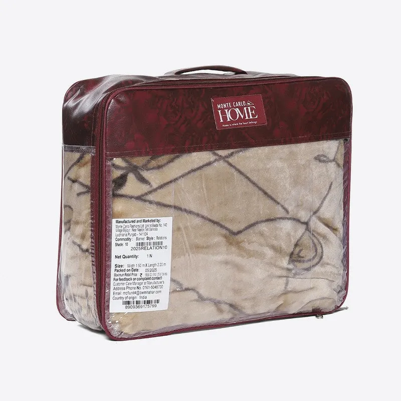 Monte Carlo Vintage Bloom Blanket - 540 GSM media 7