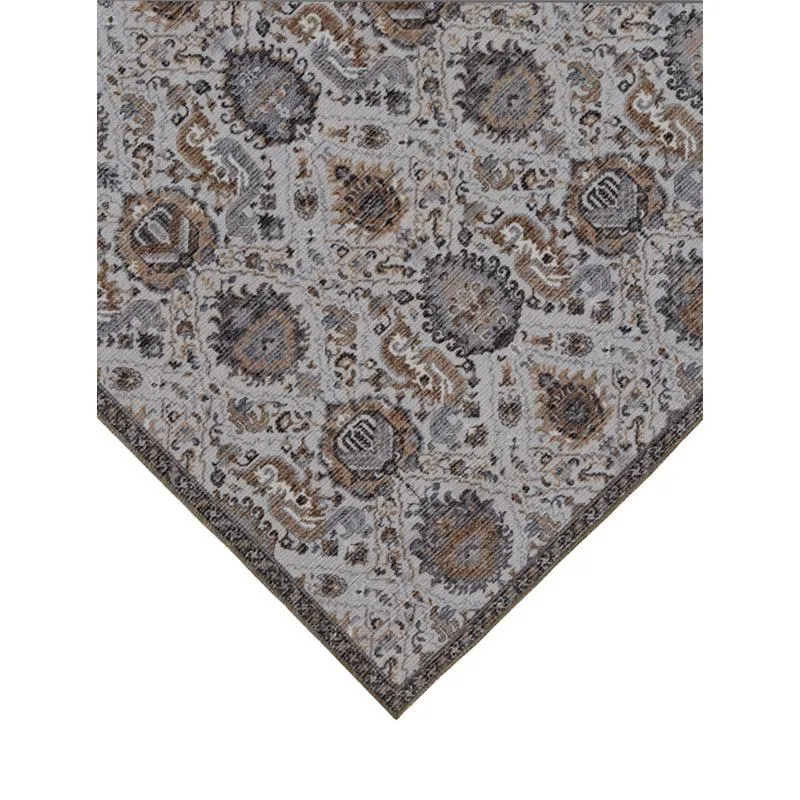 Daniyar Ethnic Carpet - Ash media 8