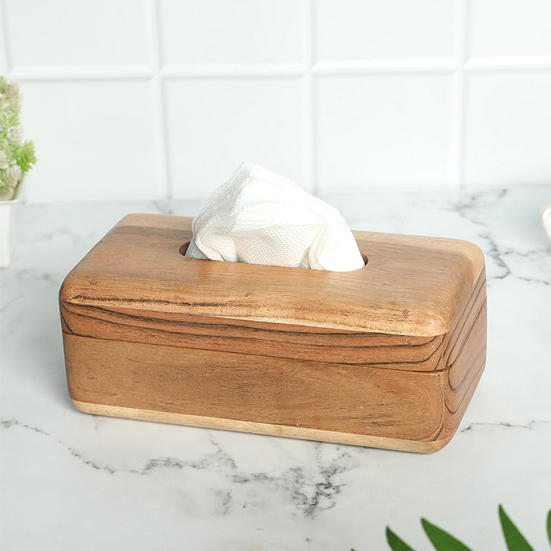 Bambina Wood Tissue Holder media 4