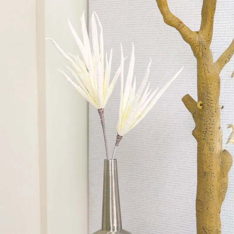 Classic Real Touch Artificial Yucca Foam Flower - Cream media 5