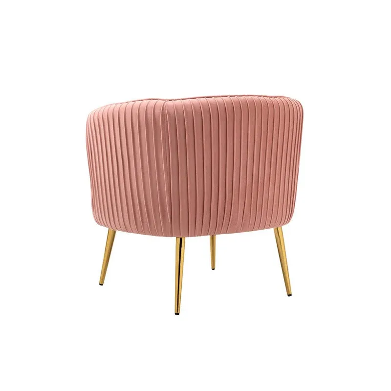 Leiser Accent Chair - Peach media 4