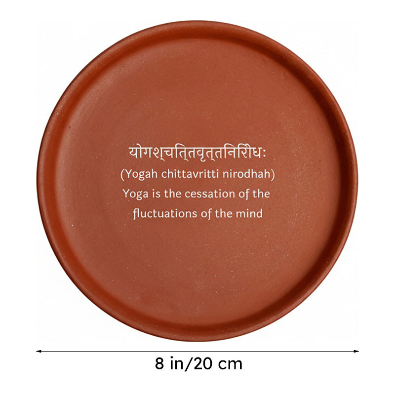 Yogah Terracotta Wall Plate media 6