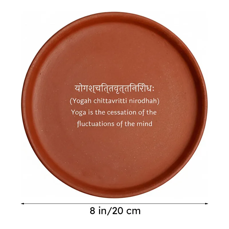Yogah Terracotta Wall Plate media 6