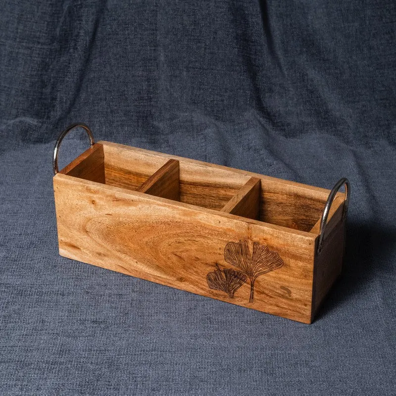 Impressa Printed Wooden Cutlery Stand media 3