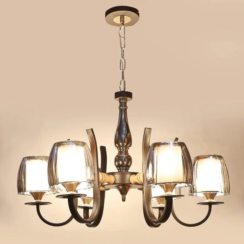 Lanthrite III Chandelier - Smokey media 6