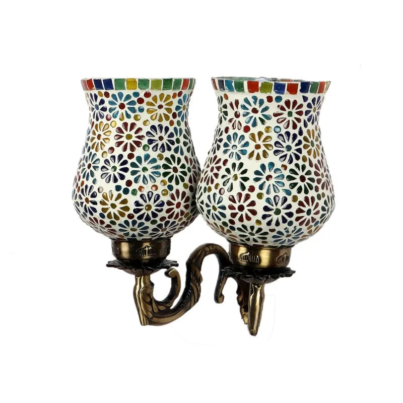 Floral Glow Iron Wall Lamp media 5