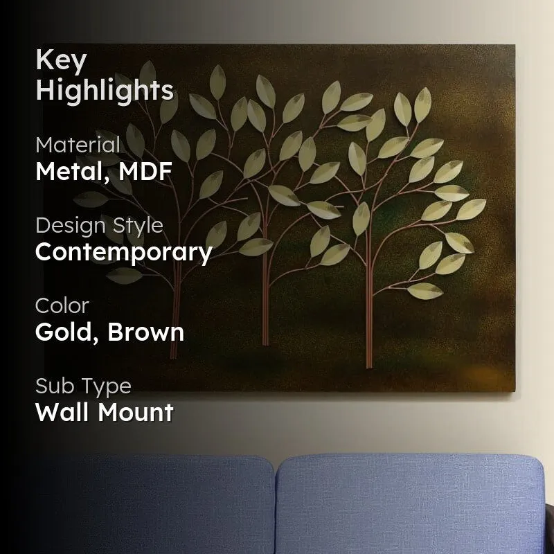 Elodie Tree Metal Wall Accent media 2