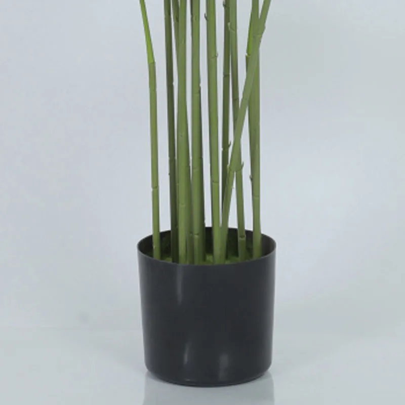 Striga Artificial Monstera  With Black Plastic Pot - 6 Feet media 4