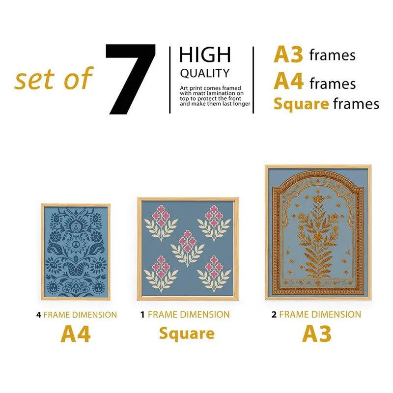 Kalakriti Wall Art - Set of Seven media 5