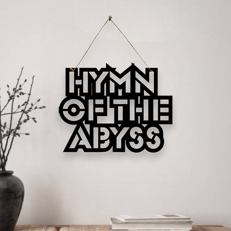 Hymn Of Abyss Mild Steel Wall Accent