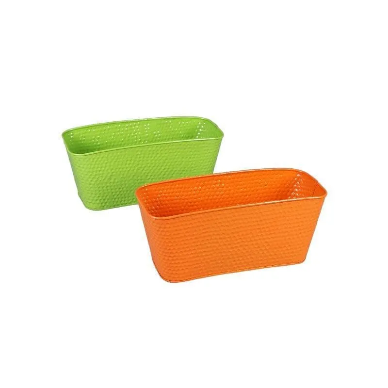 Grow Greens Planter (Green & Orange) - Set Of Two media 4