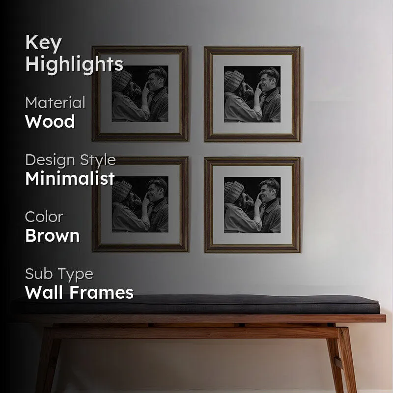 Trellia Charm Photo Frame (Brown) - Set Of Four media 2