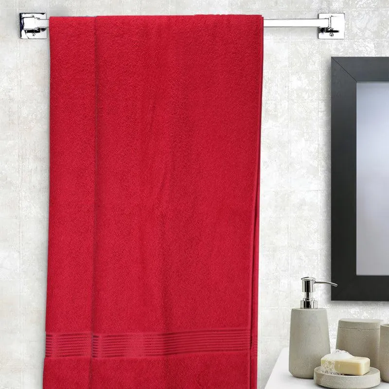 Bodil Bath Towel (Red) - Set Of Two media 1