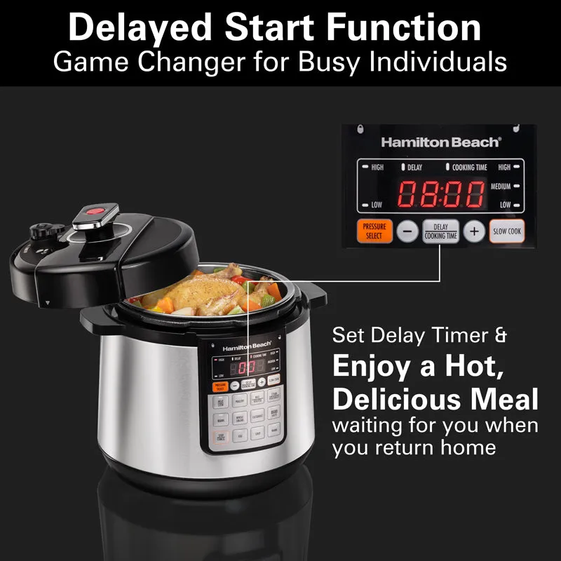Hamilton Beach Electric Pressure Cooker - 5.7 L media 6