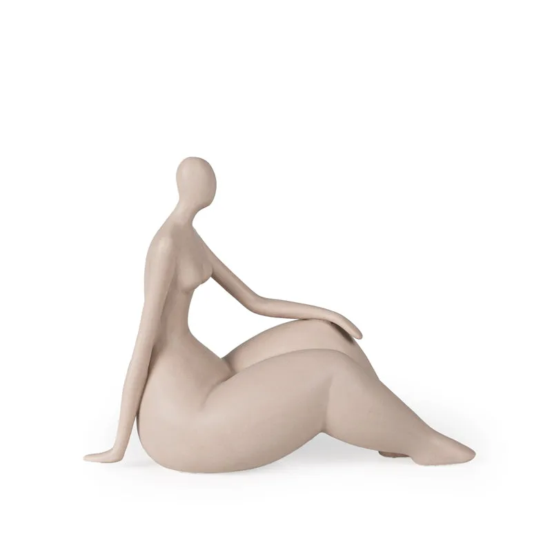 Grace & Poise Painted Resin Showpiece - Brown media 4